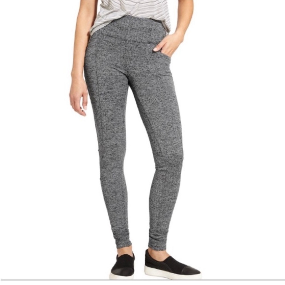Athleta Herringbone Metro Tight Medium